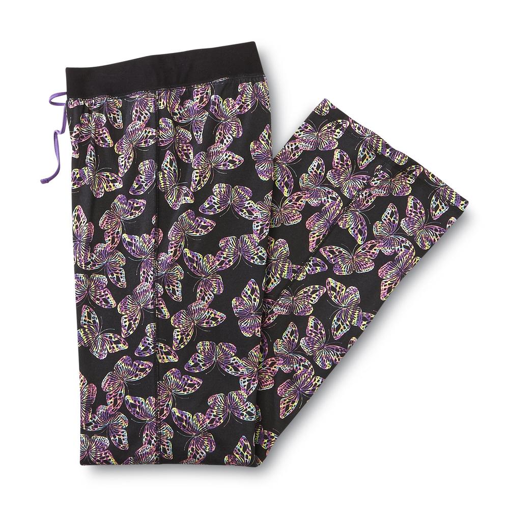 Joe Boxer Women's Knit Pajama Pants - Butterfly