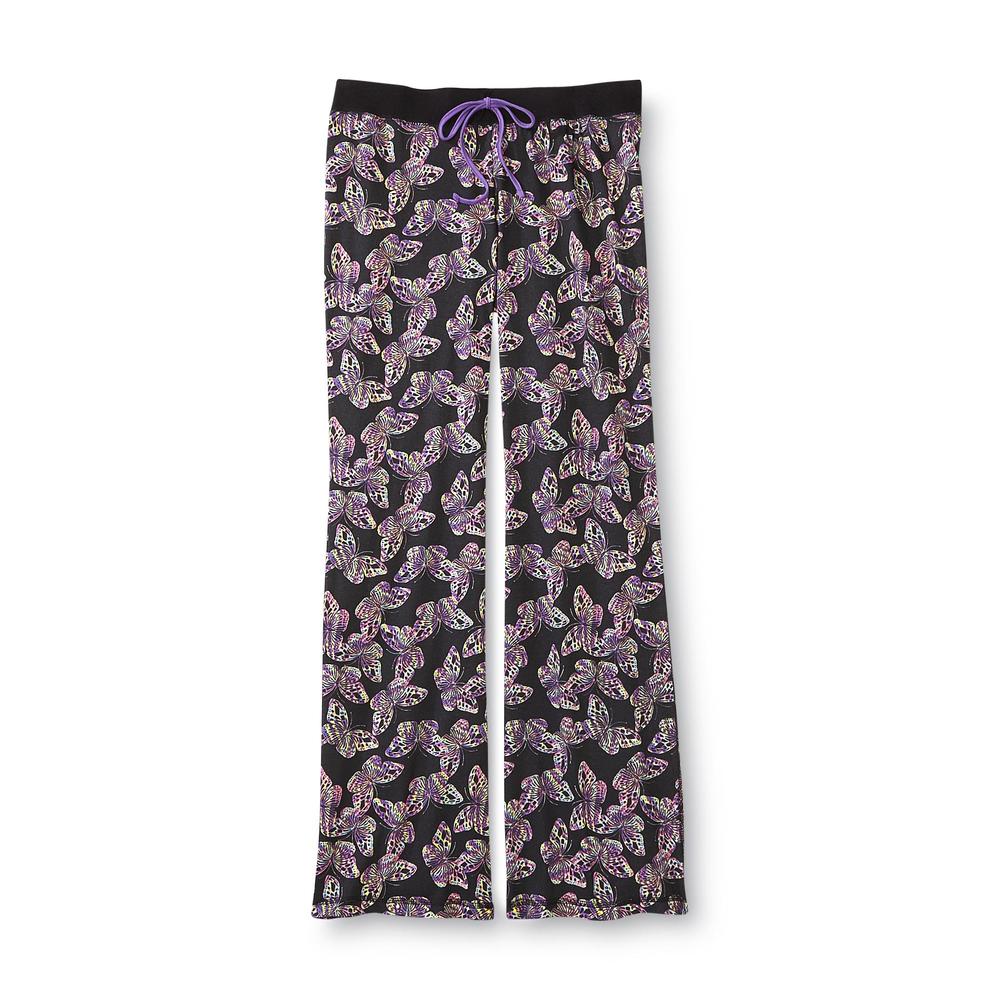 Joe Boxer Women's Knit Pajama Pants - Butterfly
