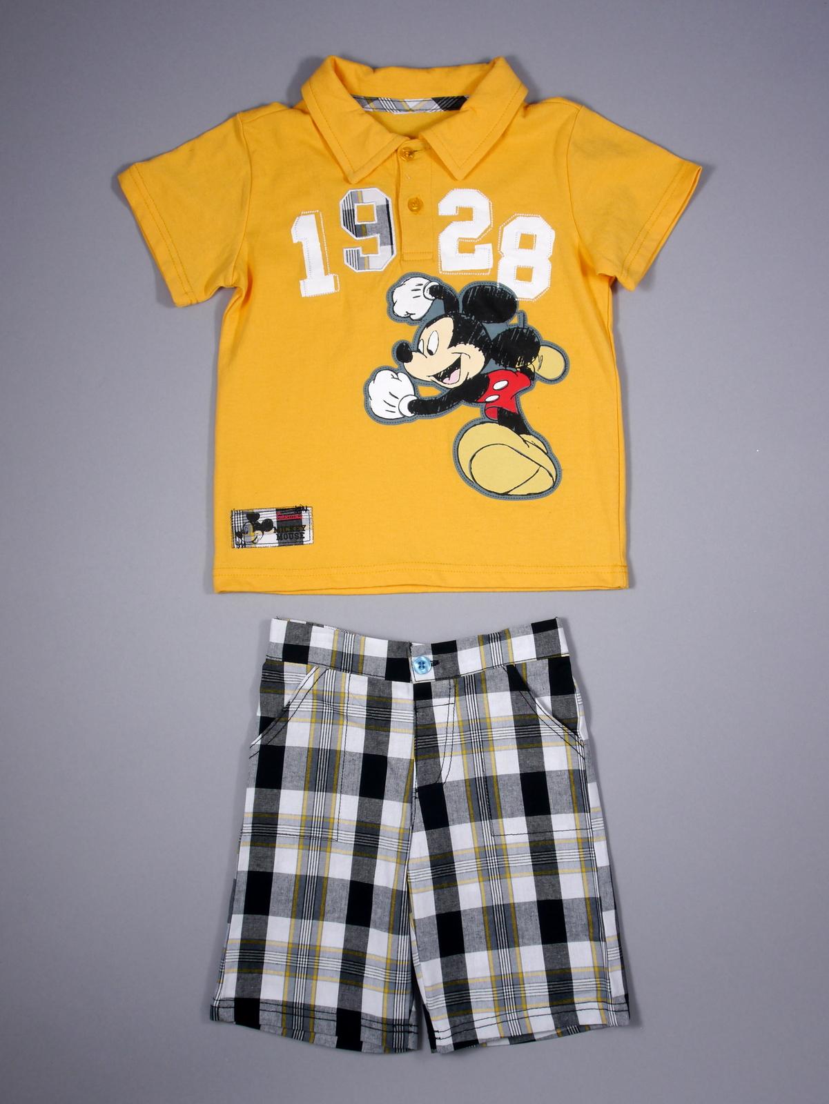 Disney Mickey Mouse Infant & Toddler Boy's Polo Shirt & Shorts