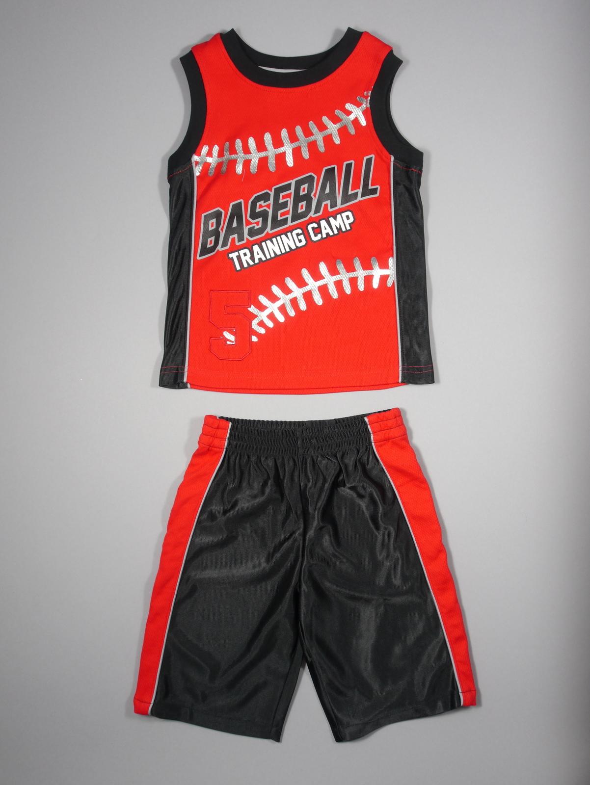 Little Rebels Boy's Athletic Shirt & Shorts - Baseball