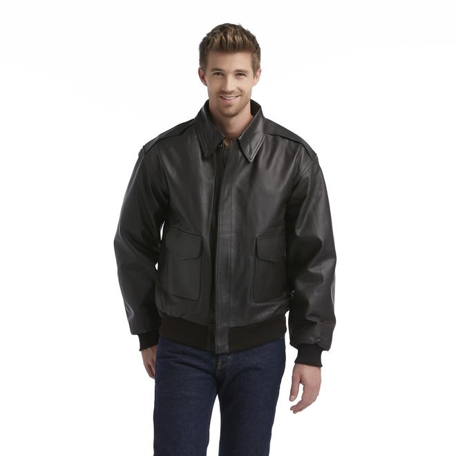 Excelled Men's Big and Tall A2 Bomber Jacket Online Exclusive