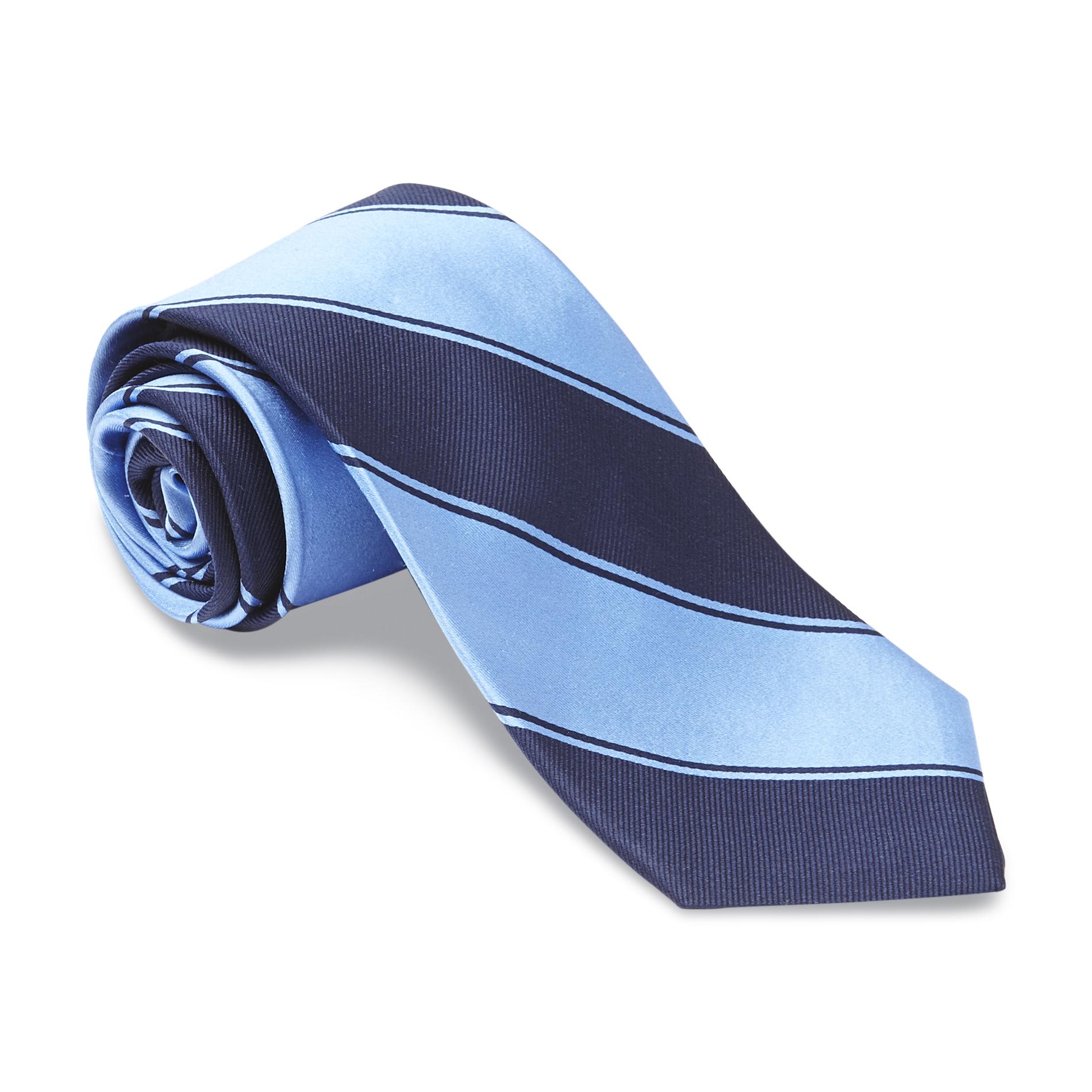 U.S. Polo Assn. Men's Wide-Stripe Silk Necktie