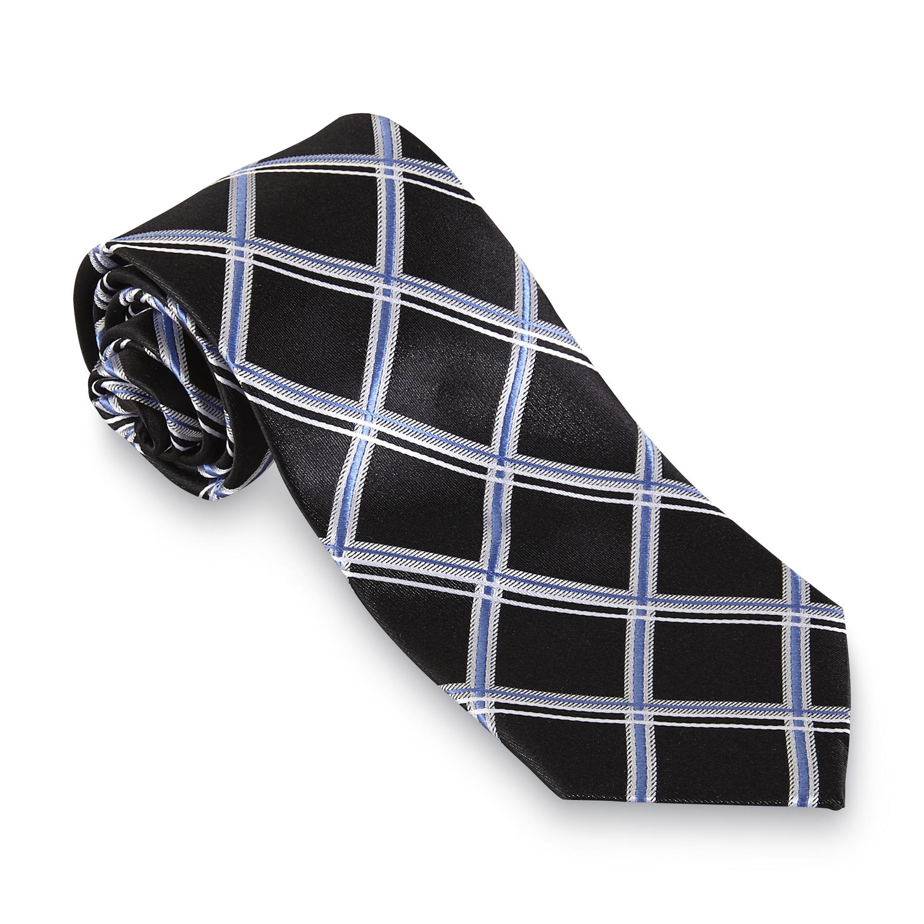 Covington Men's Silk Necktie - Diamond Pattern