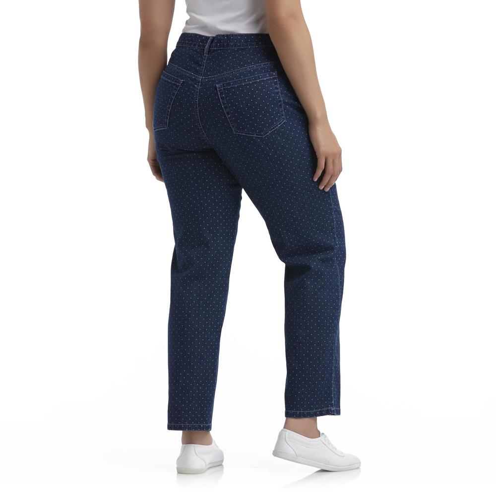 Gloria Vanderbilt Women's Plus Amanda Jeans - Dots