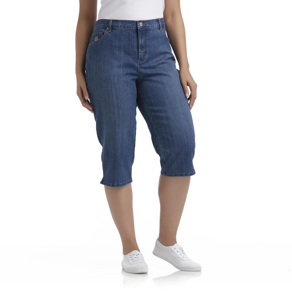 Gloria Vanderbilt Women's Plus Capri Jeans - Amanda