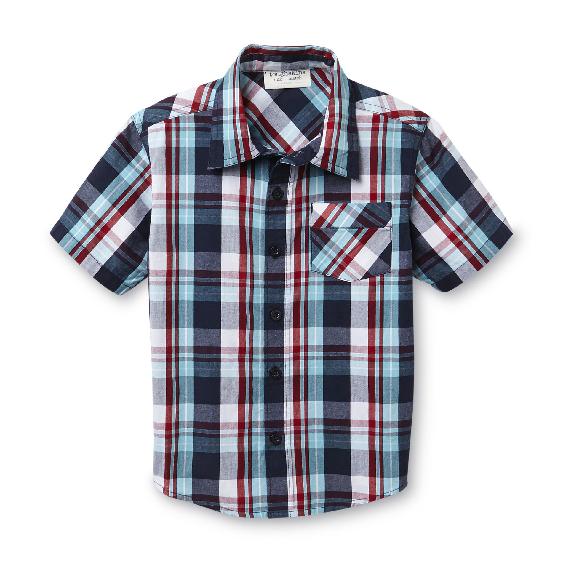 Toughskins Infant & Toddler Boy's Woven Short-Sleeve Shirt - Plaid