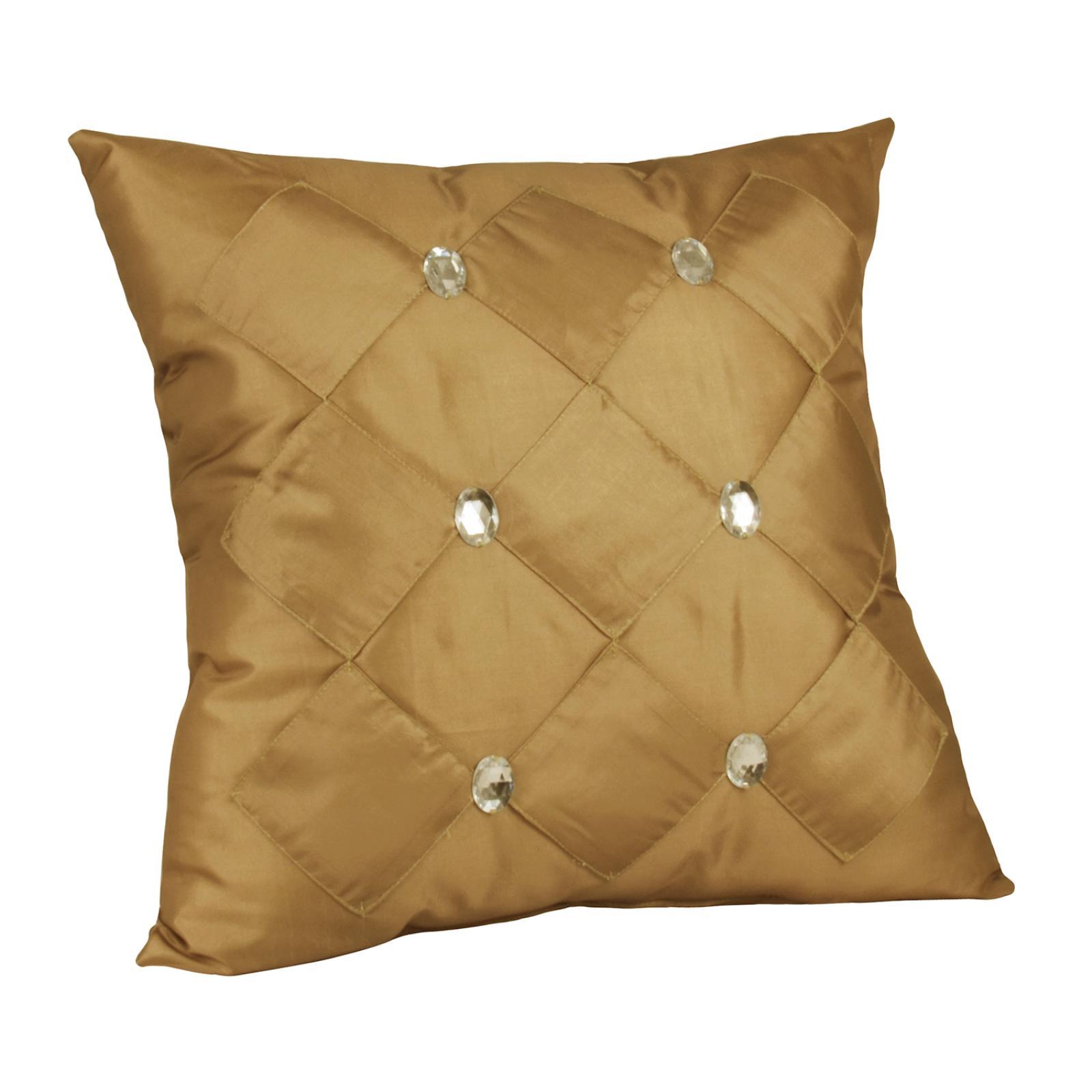 CHF Industries New York Dreamer Quilted Throw Pillow - Rhinestones