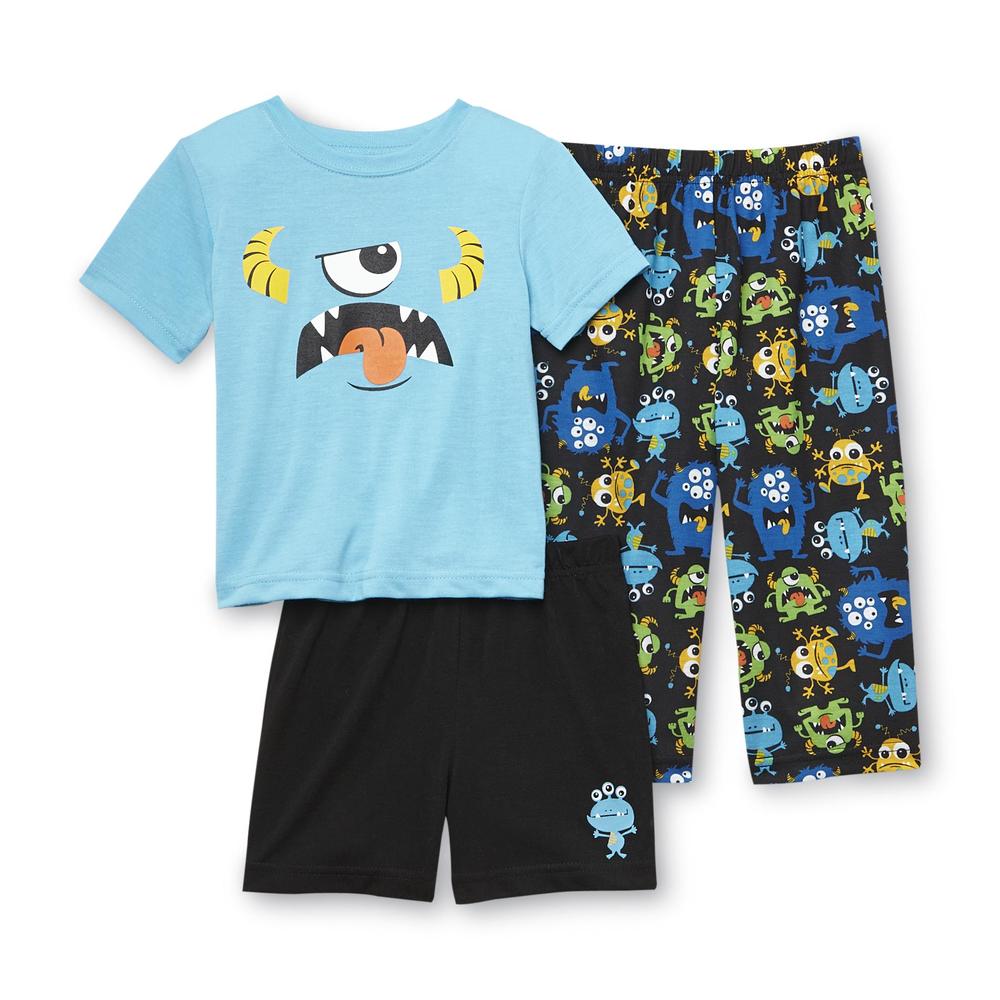 Joe Boxer Infant & Toddler Boy's Pajama Top  Shorts & Pants - Monster Print