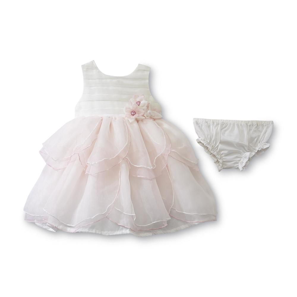 Baby Grand Signature Newborn Girl's Petal Party Dress