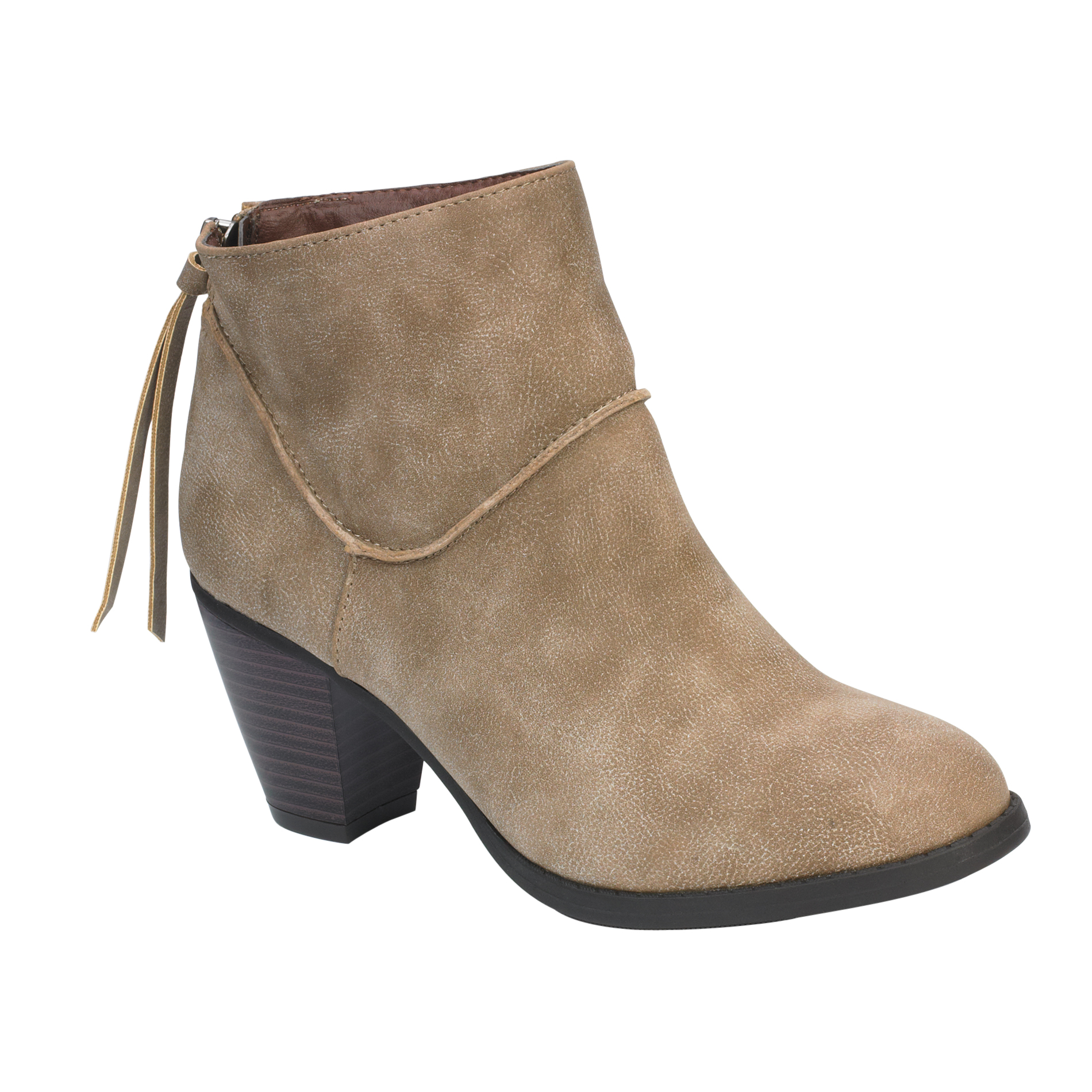 SM New York Women's Fashion Bootie Marie - Taupe