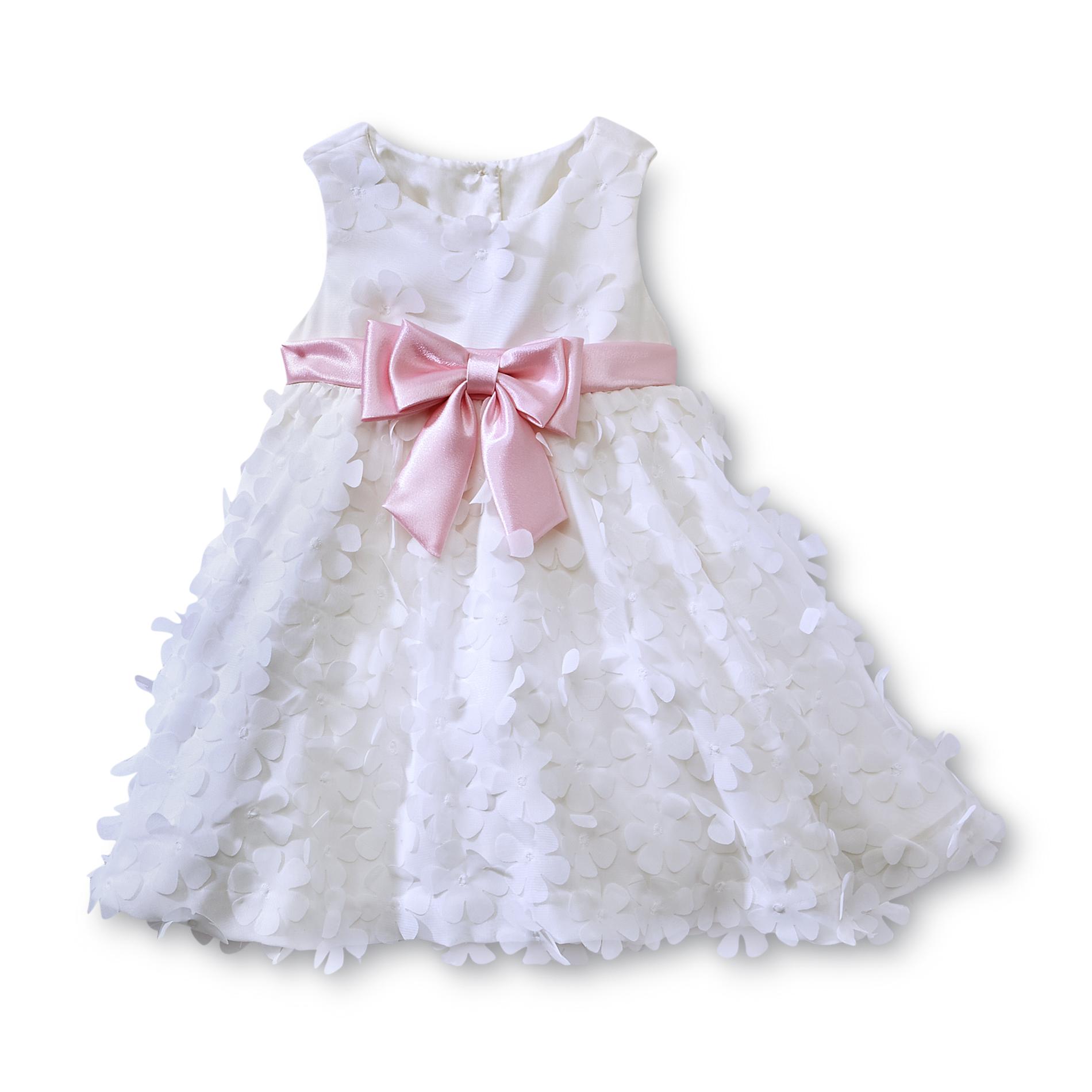 Baby Grand Signature Newborn Girl's Floral Chiffon Party Dress