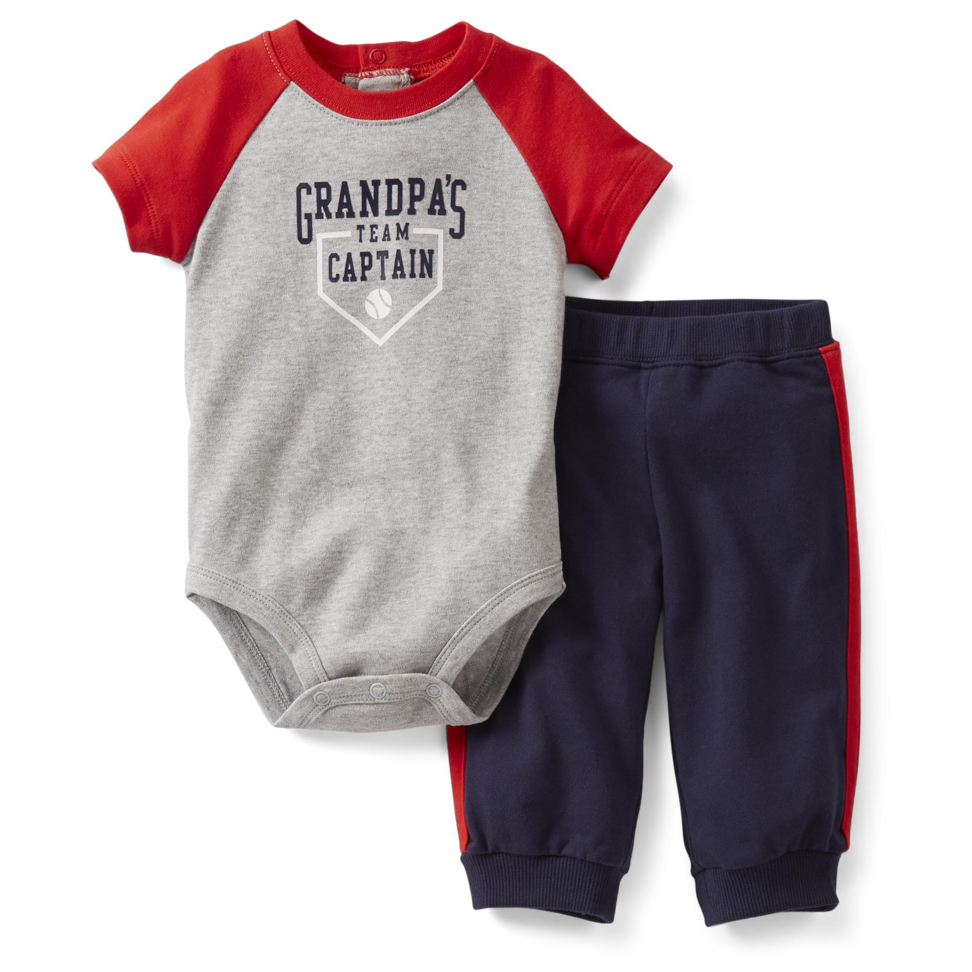 Carter's Newborn & Infant Boy's Bodysuit & Sweatpants - Baseball