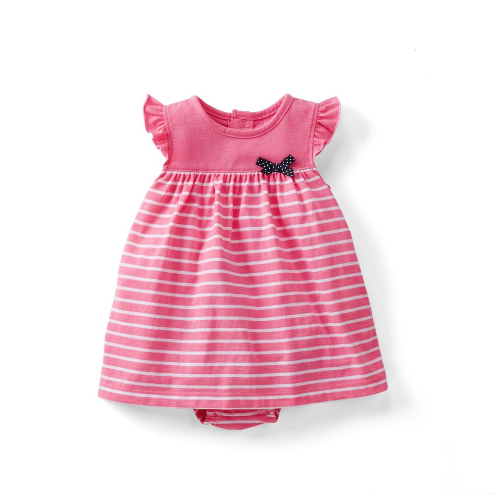Carter's Newborn & Infant Girl's Dress & Sweater - Stripes