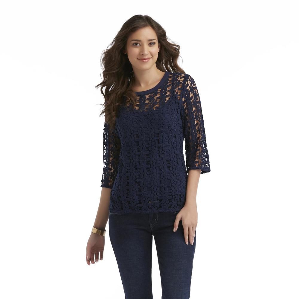 Grisbi Women's Lace Top & Cami