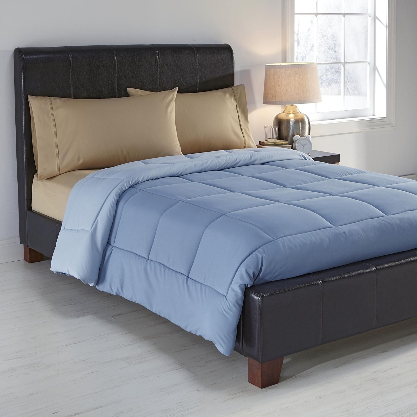 Colormate Blue Plush Comforter