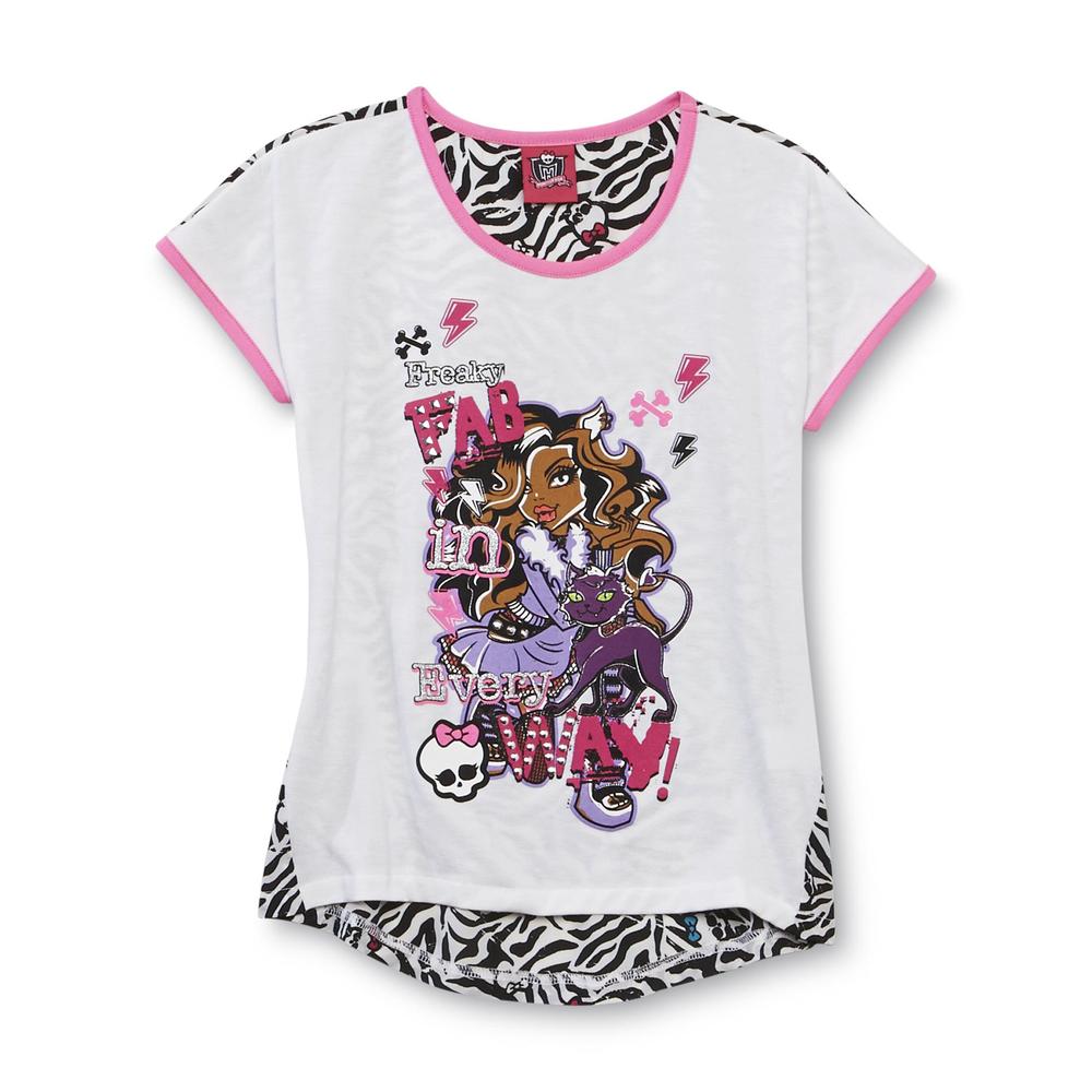 Monster High Girl's T-Shirt - Clawdeen Wolf