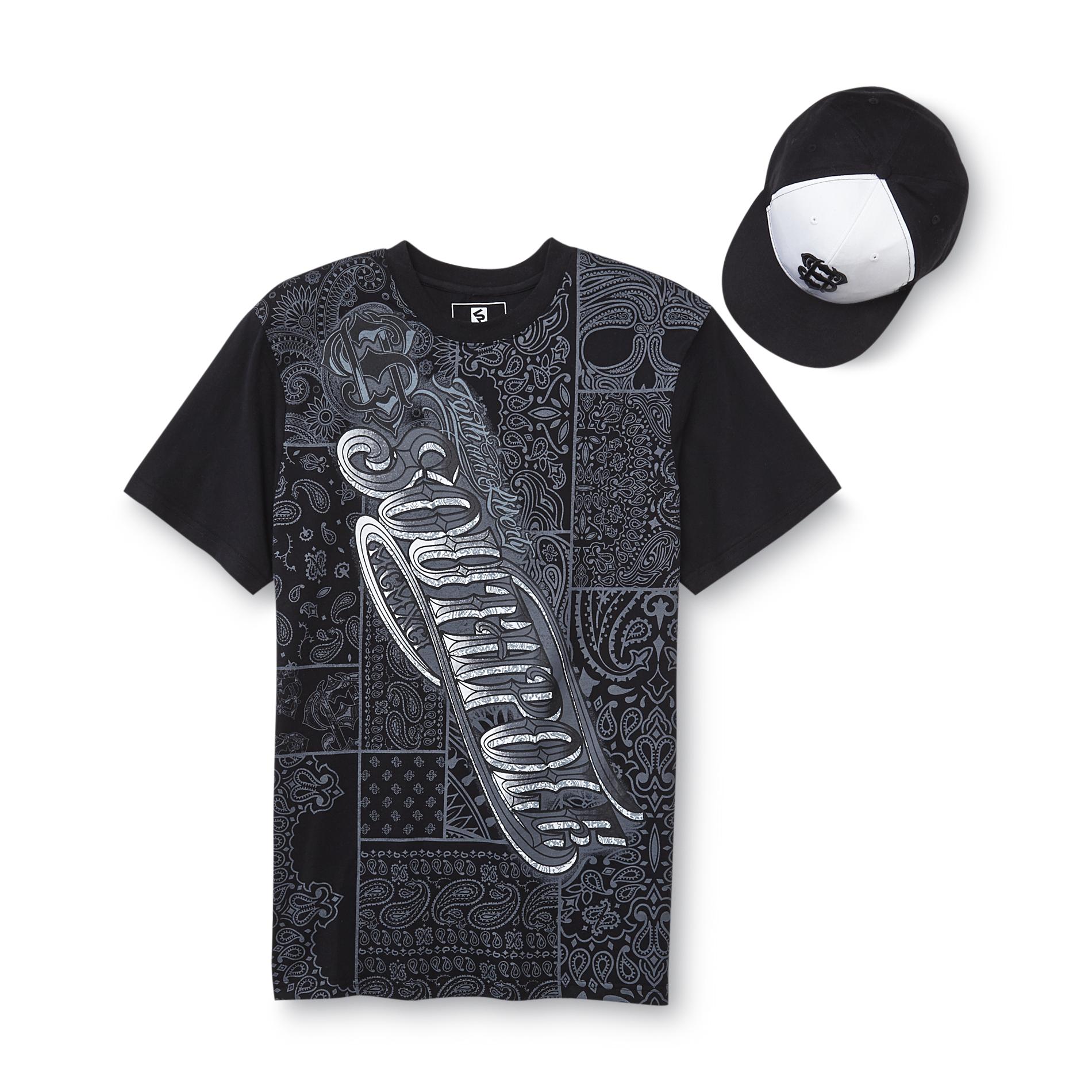 Southpole Young Men's Graphic T-Shirt & Baseball Cap