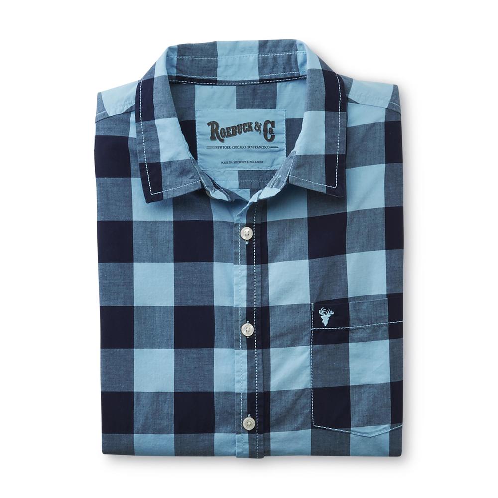 Roebuck & Co. Young Men's Short-Sleeve Shirt - Checked