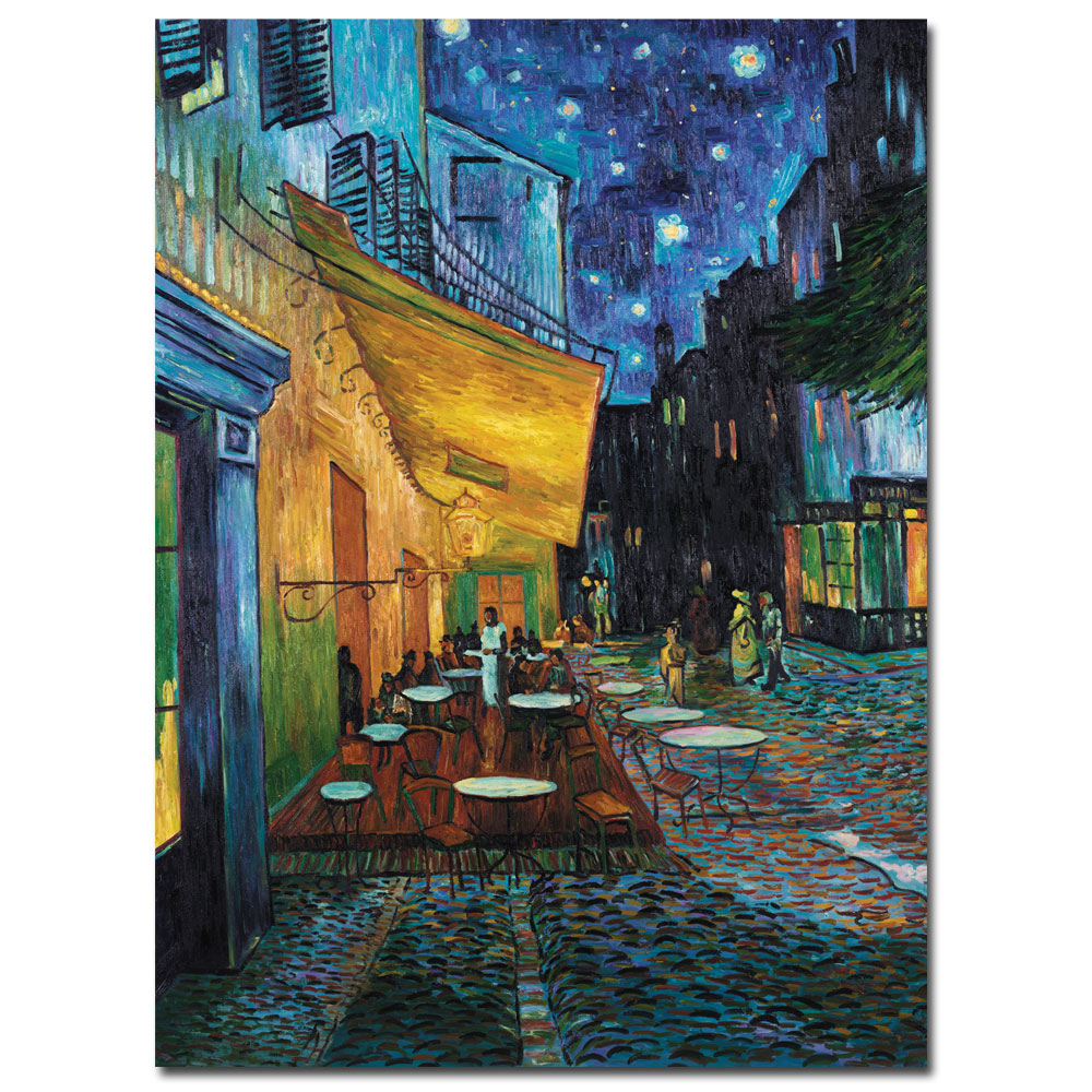 Trademark Global Vincent van Gogh 'Cafe Terrace' Canvas Art