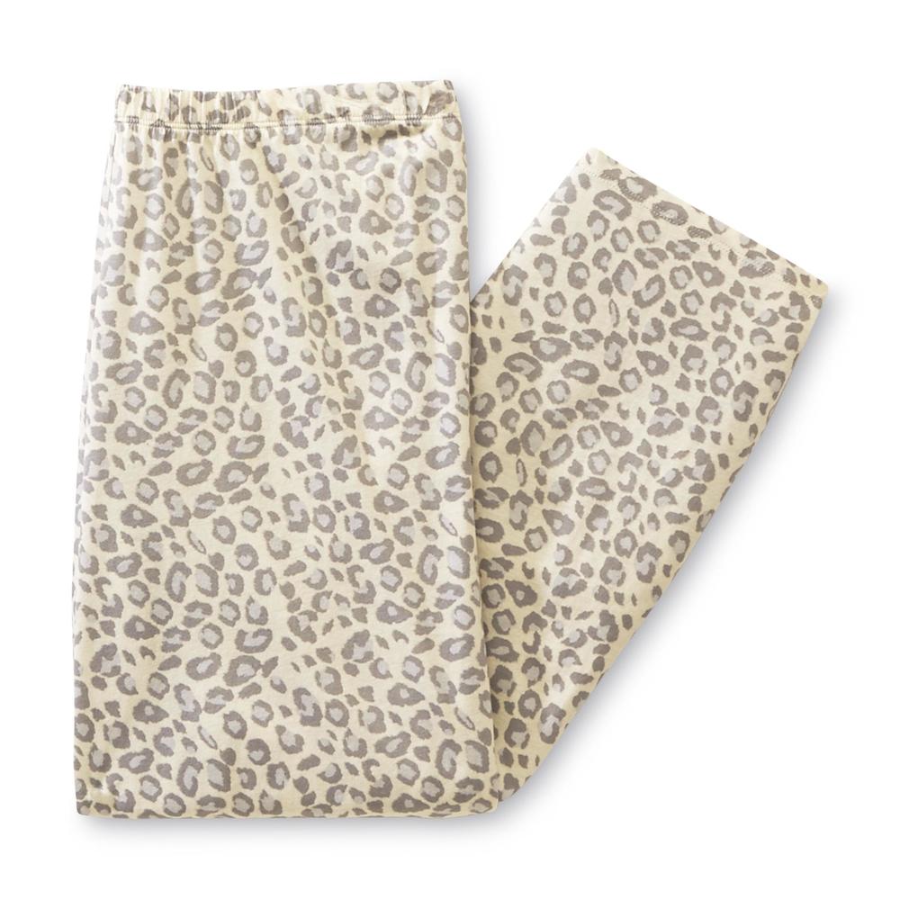Covington Women's Pajama Shirt & Pants - Animal Print