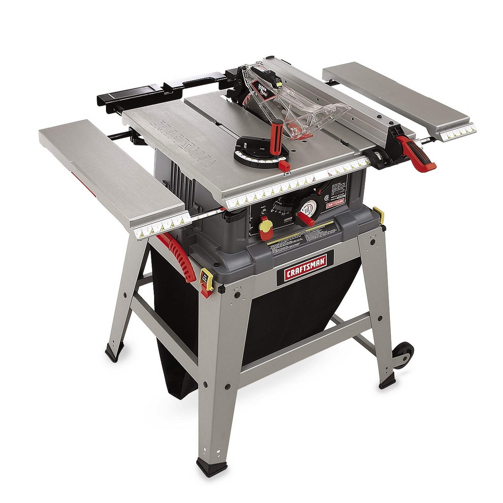 Craftsman 10" Table Saw with Laser Trac 15 Amp Motor eBay