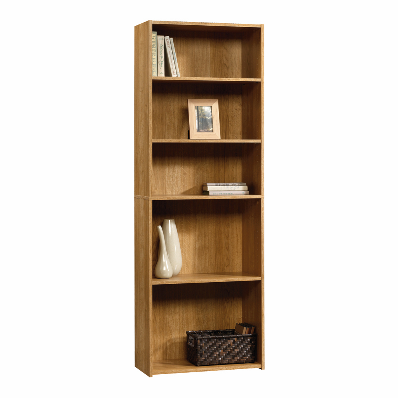 Sauder Beginnings Wardrobe Storage Cabinet In Oregon Oak