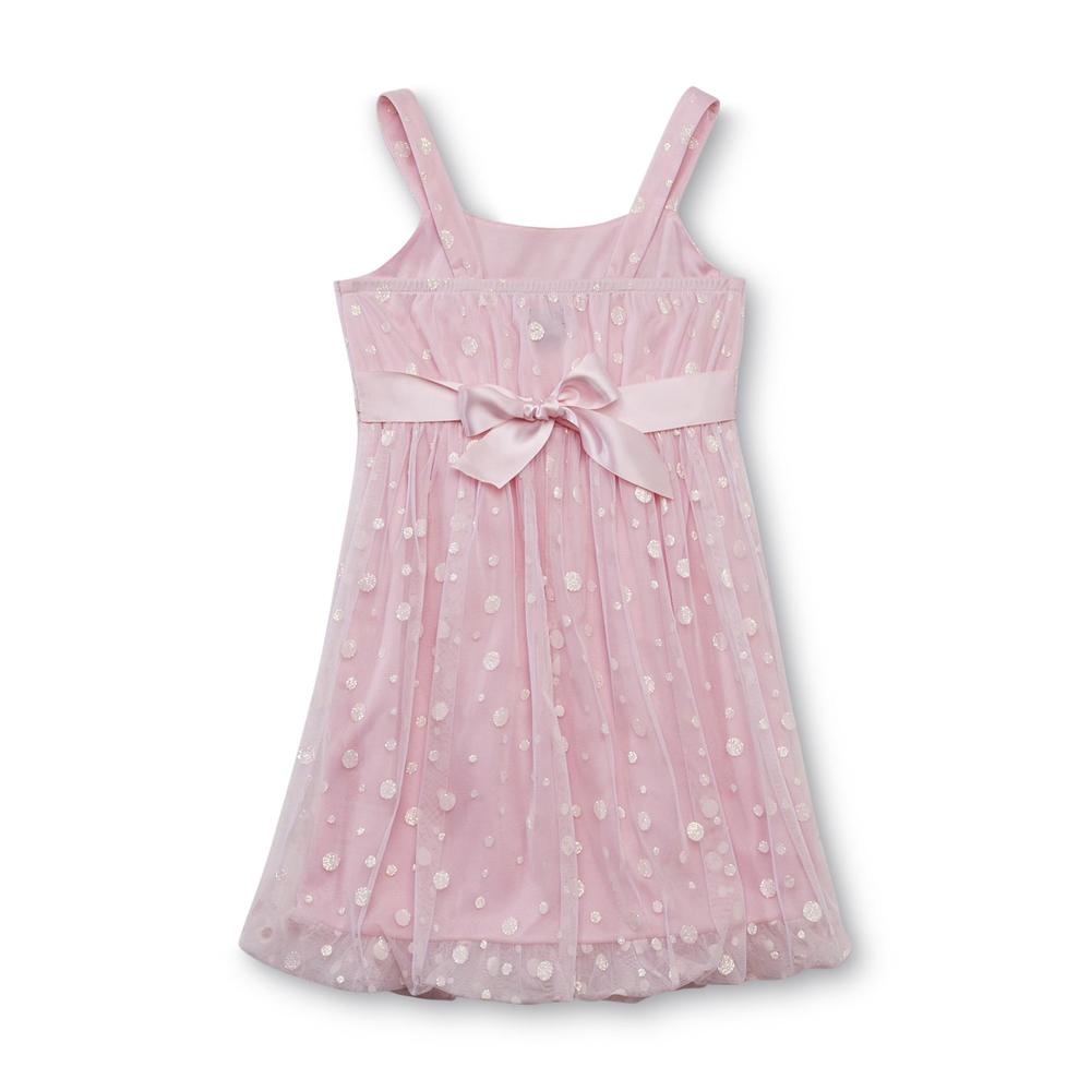 Holiday Editions Girl's Dotted Party Dress