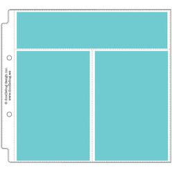 doodlebug design vertical photo/recipe card protectors for scrapbooking, 8 by 8-inch
