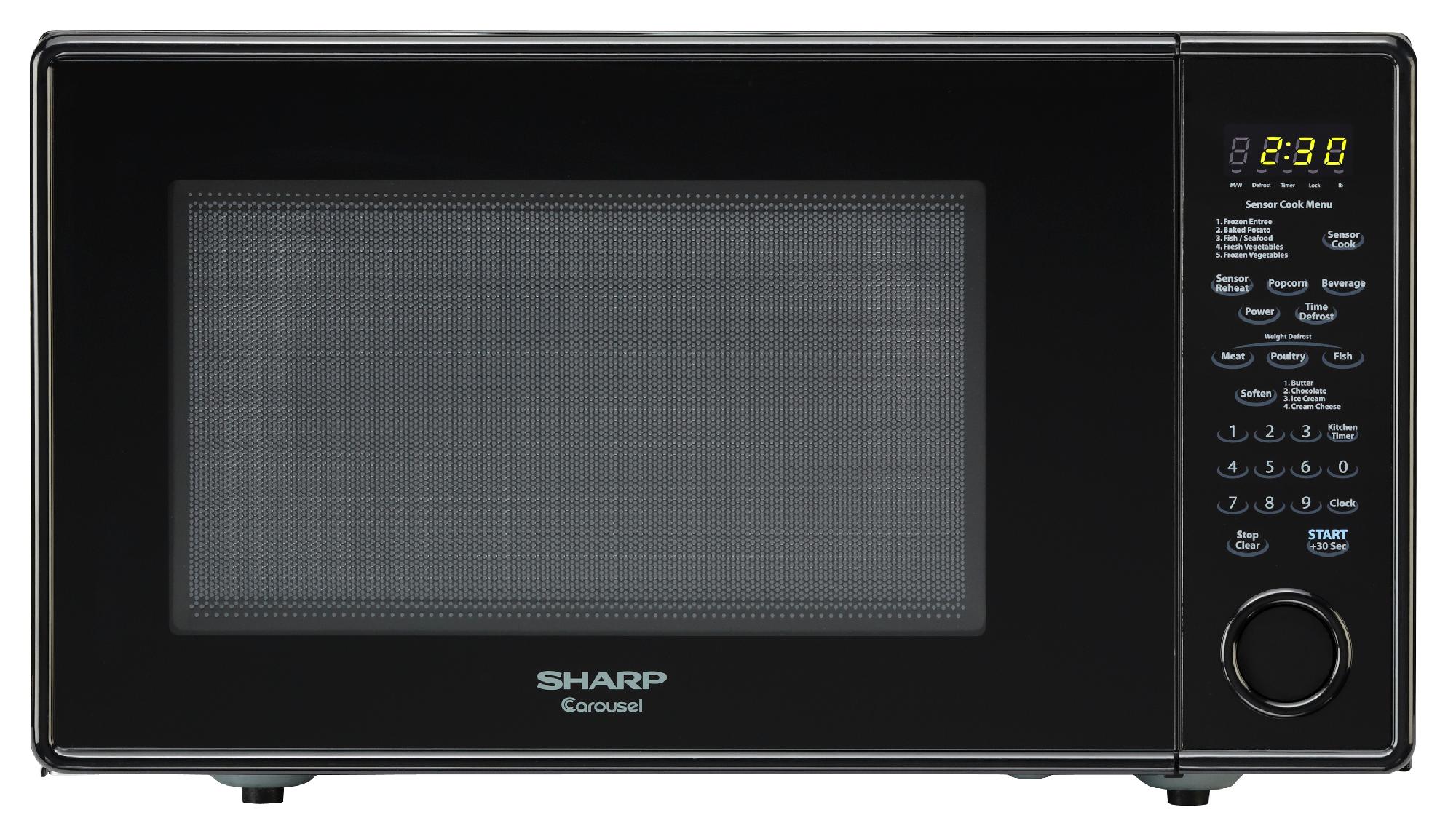 Sharp R559YK 1.8 Cu. Ft. 1100W Countertop Microwave Oven Black