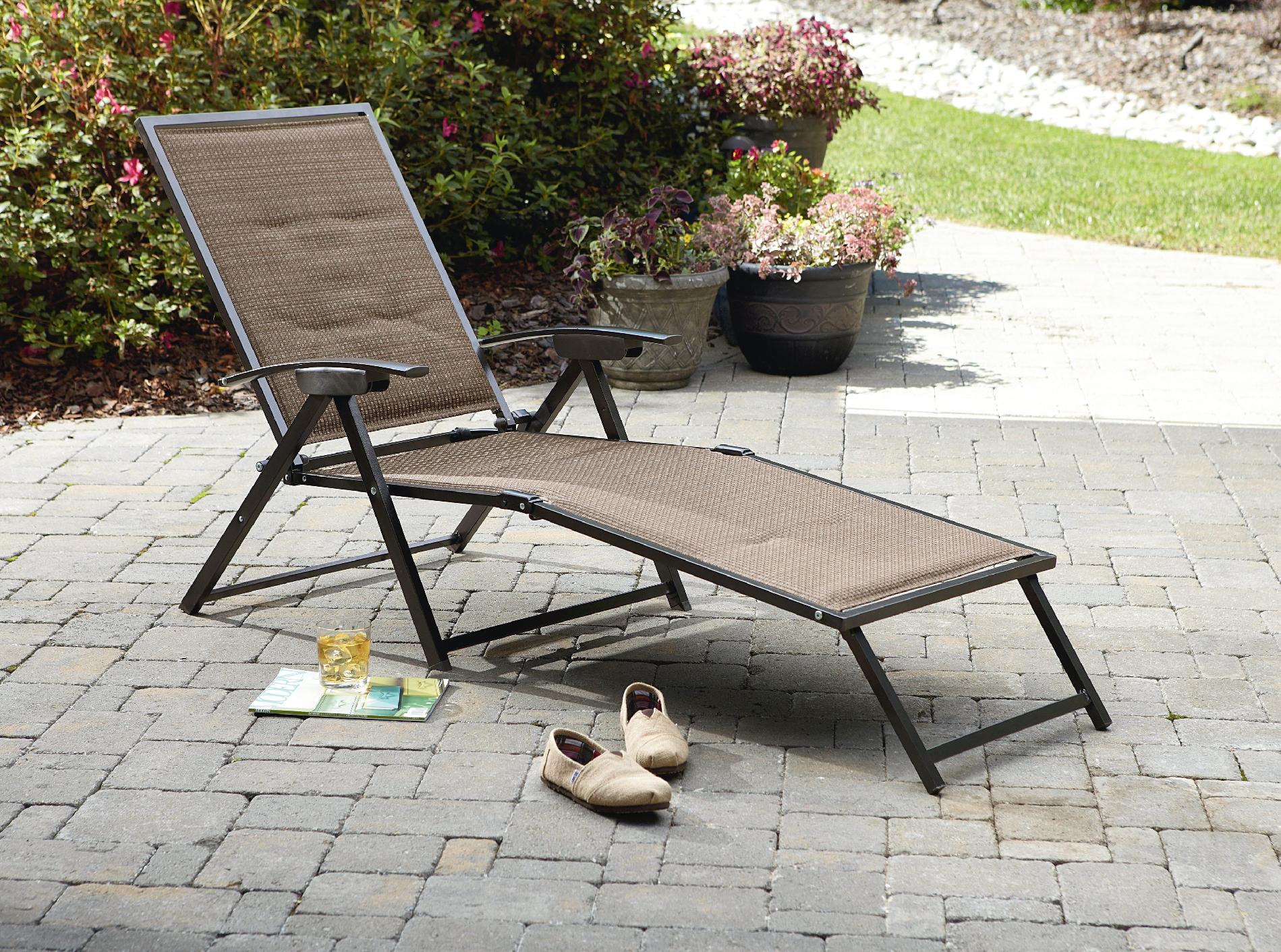 Garden Oasis Harrison Matching Folding Padded Sling Chaise Limited