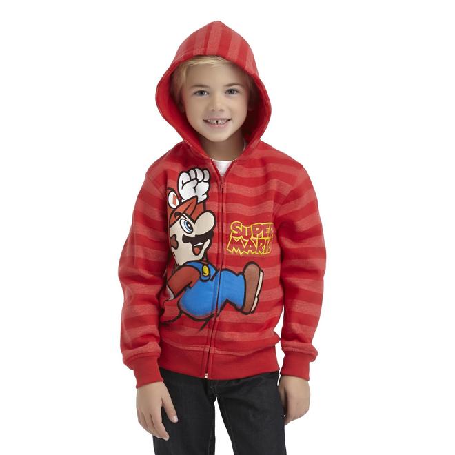 Mario boys hoodie clearance