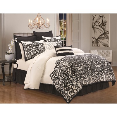Kardashian Kollection Home Boudoir 4 Piece Comforter Set