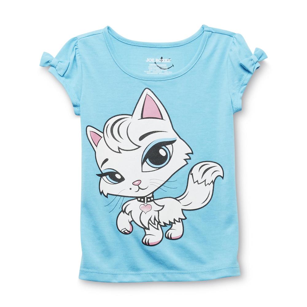 Joe Boxer Infant & Toddler Girl's Pajama Top & Leggings - Cat Print