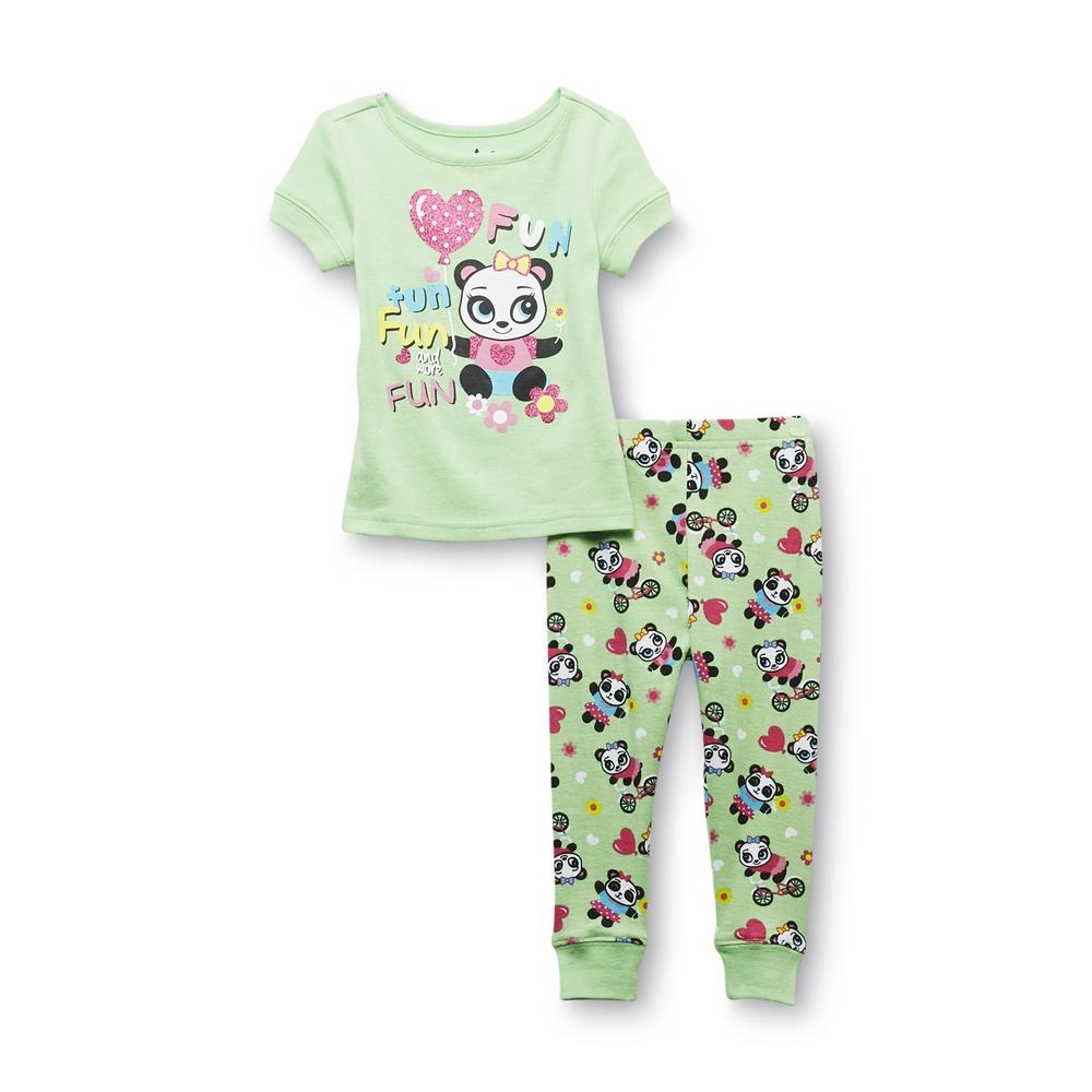 Joe Boxer Infant & Toddler Girl's Pajama Top & Leggings - Pandas