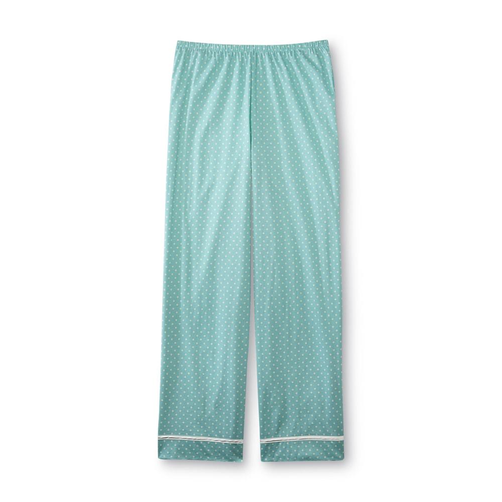 Laura Scott Women's Pajama Top & Pants - Polka Dot