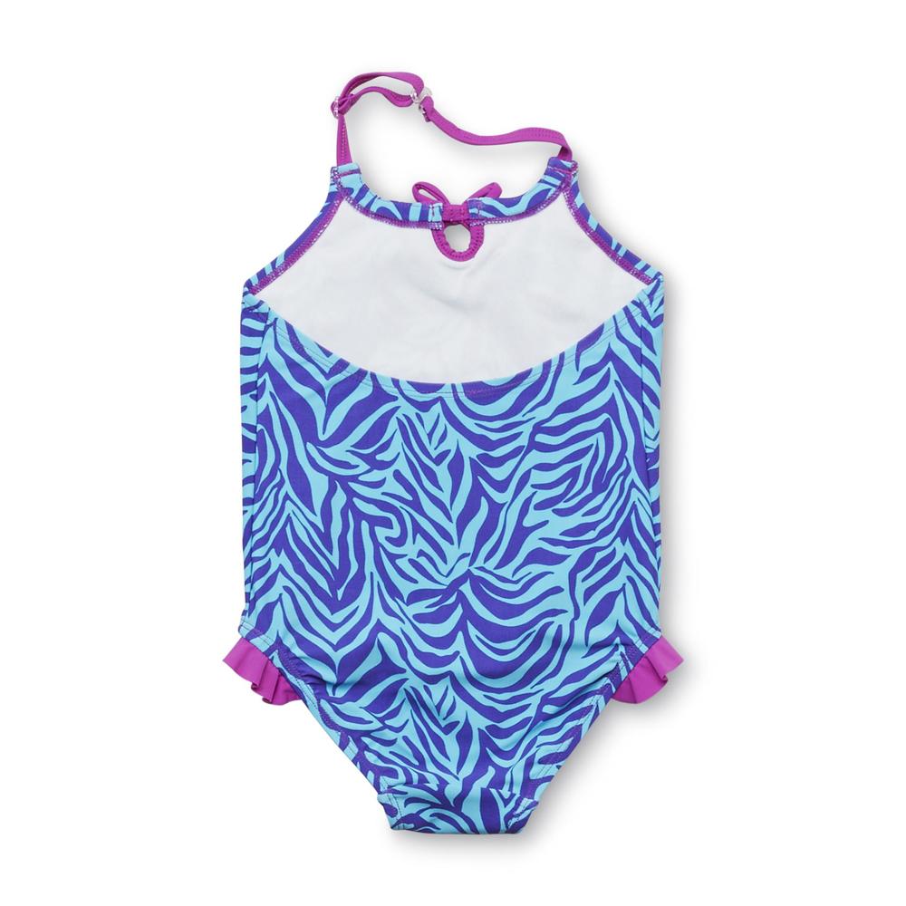 Joe Boxer Infant & Toddler Girl's Swimsuit - Zebra Print