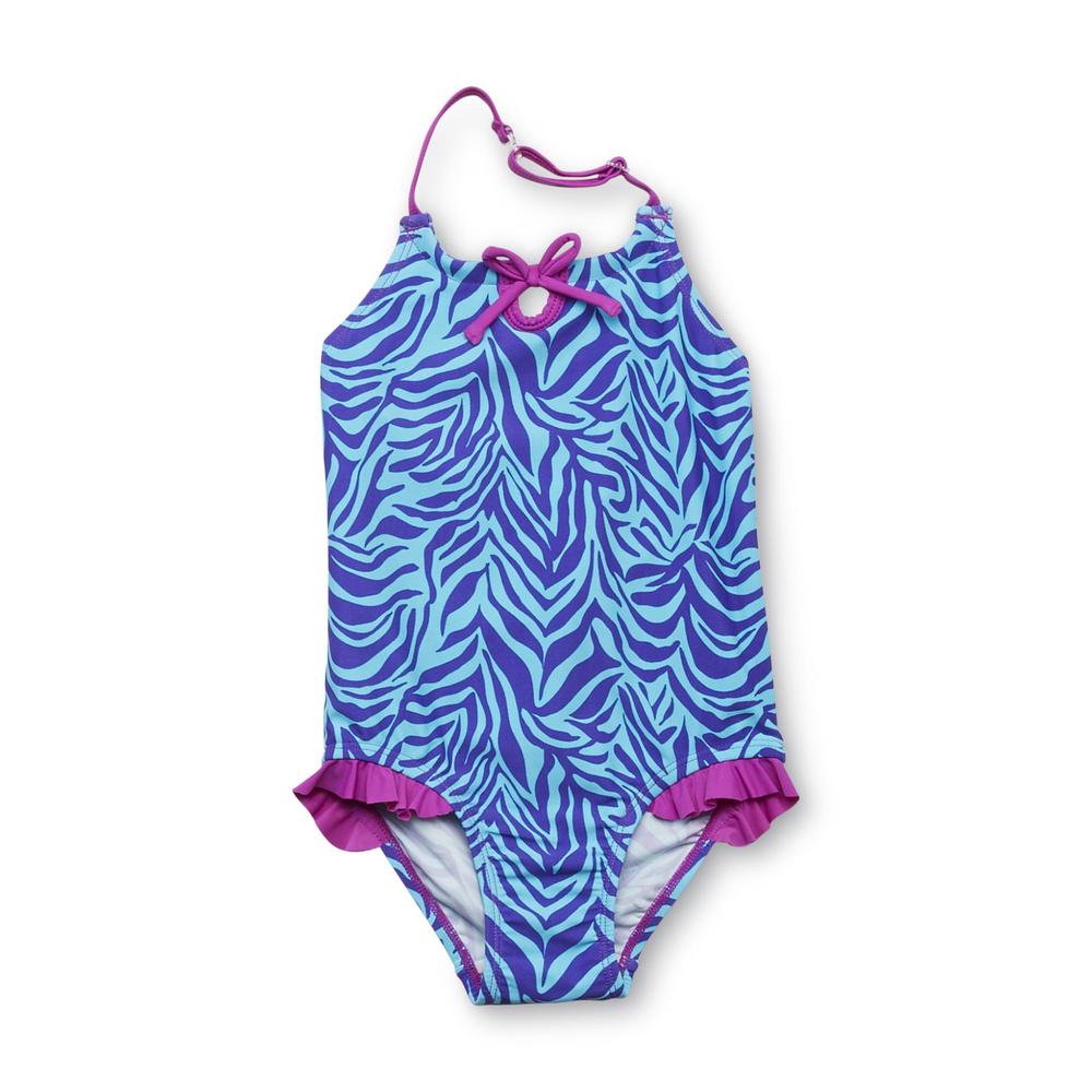 Joe Boxer Infant & Toddler Girl's Swimsuit - Zebra Print