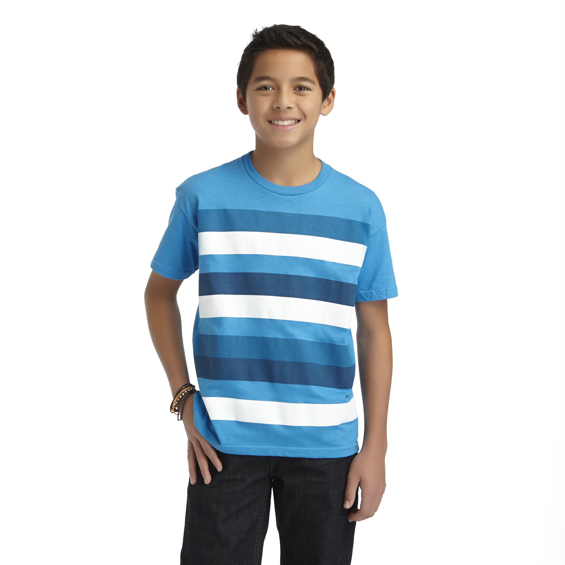 Infinite Visions Boy's T-Shirt - Double Striped
