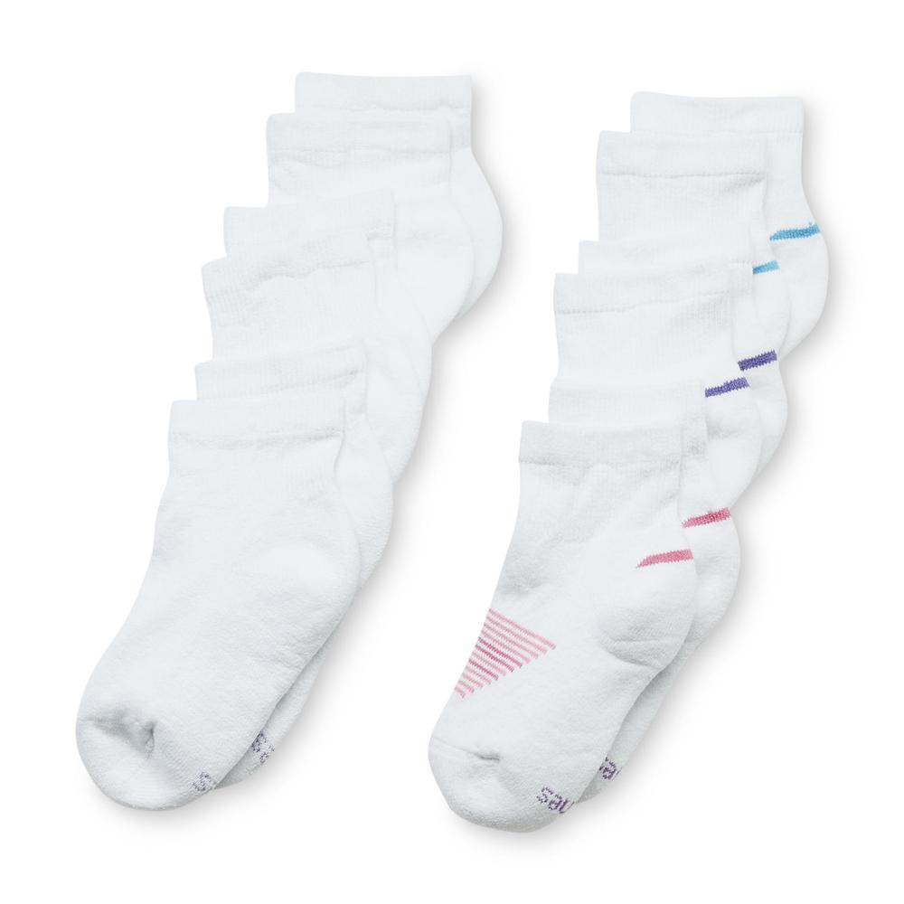 Hanes Girl's 6-Pack ComfortBlend Ankle Socks