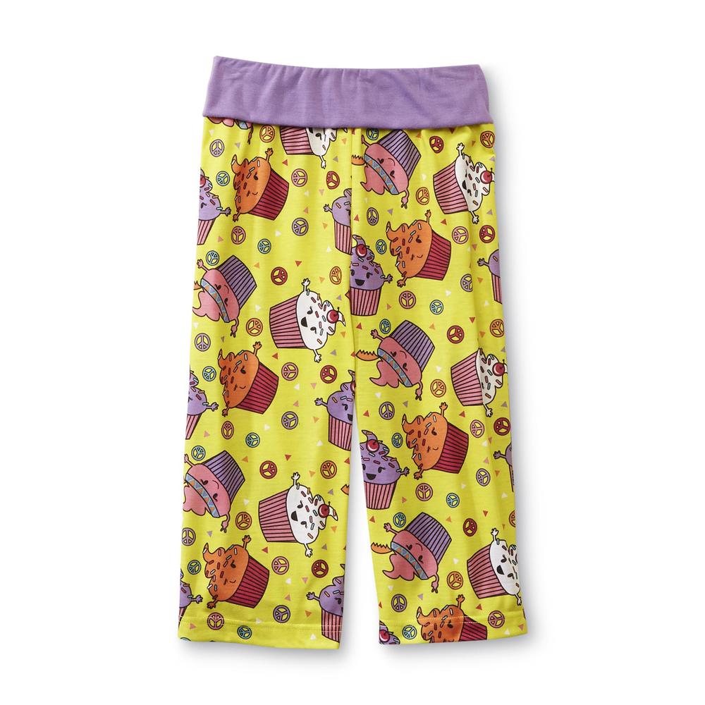 Joe Boxer Girl's Pajama Top & Pants - Cupcakes