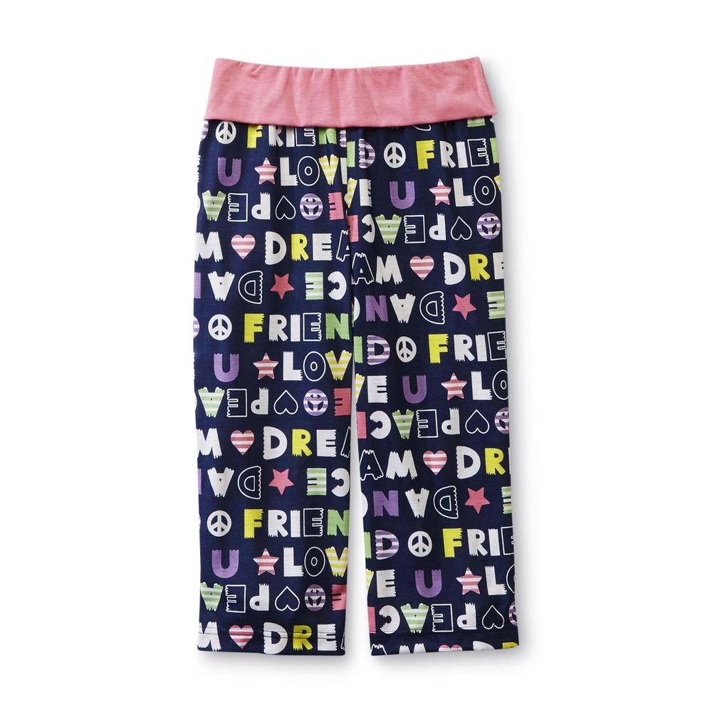 Joe Boxer Girl's Pajama Top & Pants - Love & Dream