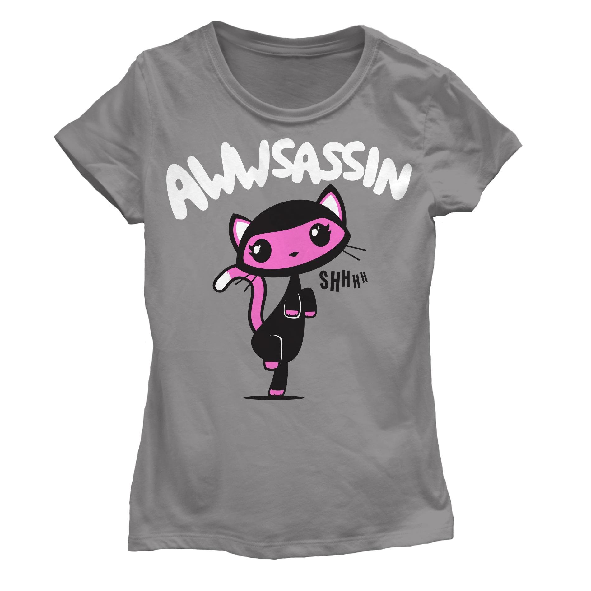 Hybrid Girl's Graphic T-Shirt - Assassin