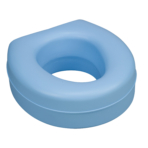 HealthSmart DMI Deluxe Plastic Toilet Seat Riser, Blue