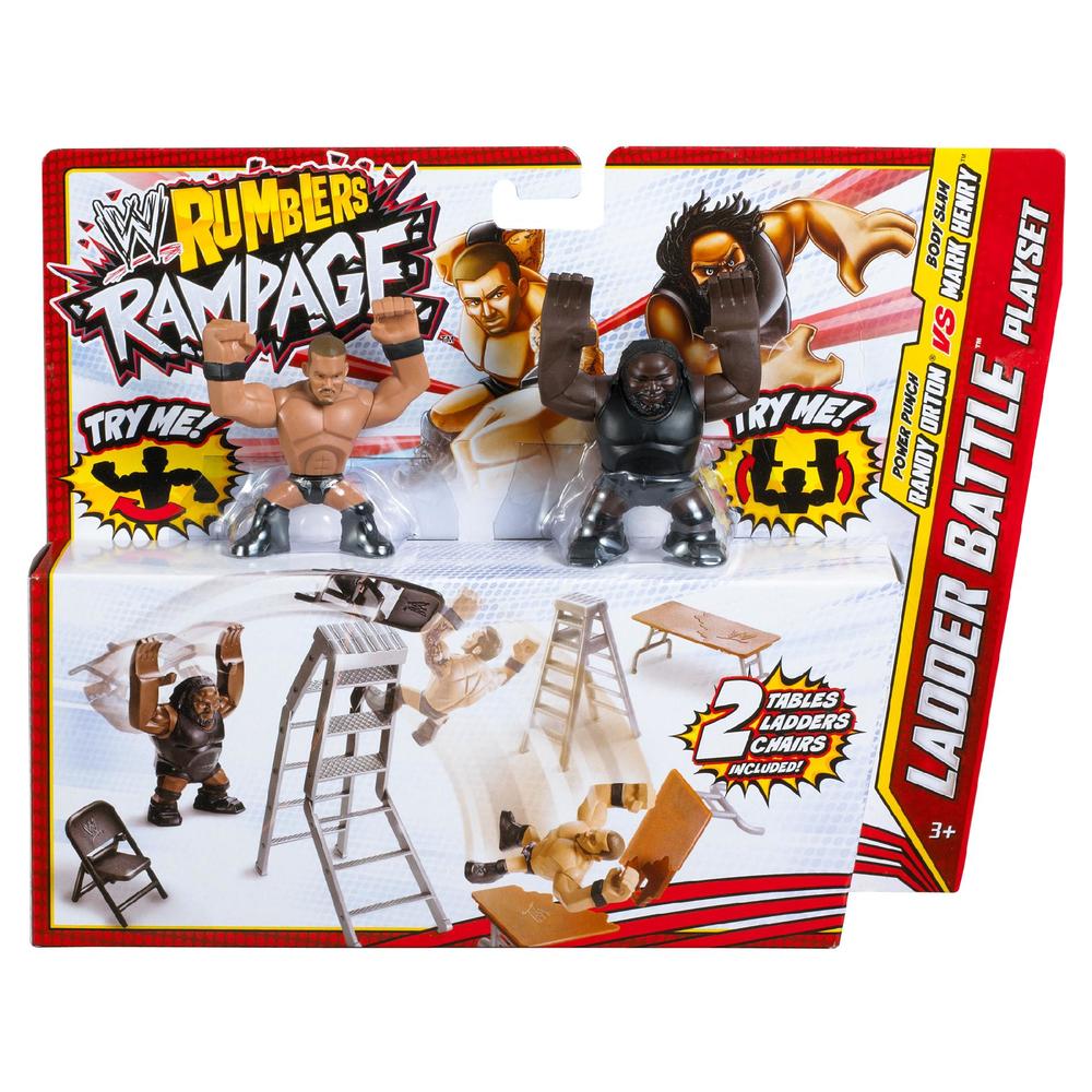 WWE Rumblers Rampage Play Set Ladder Battle