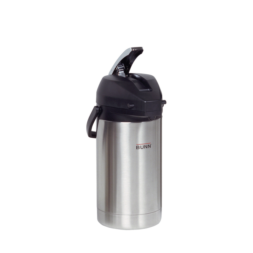 Bunn 32125.0000 2.5 Liter Lever-Action Commercial Airpot, Stainless Steel