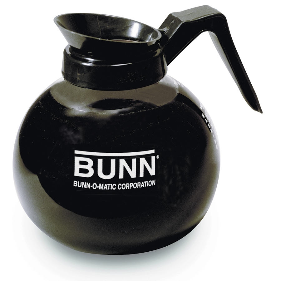 Bunn 42400.0101 12-Cup Commercial Glass Decanter, Black