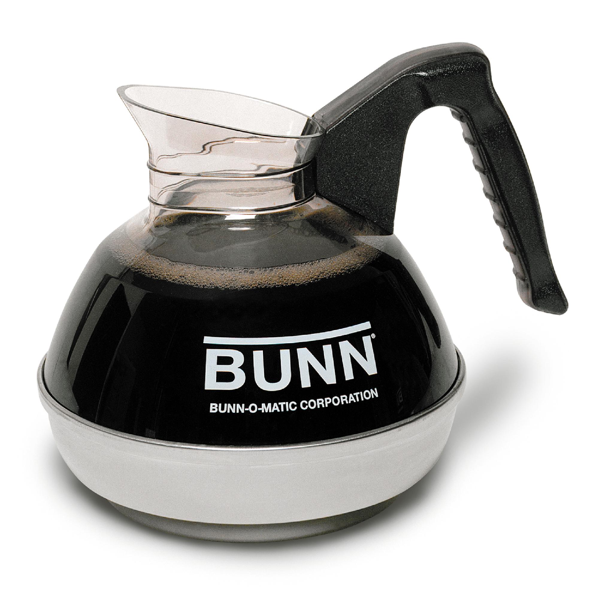 Bunn 6100.0101  Easy Pour Commercial 12-Cup Regular Coffee Decanter, Black