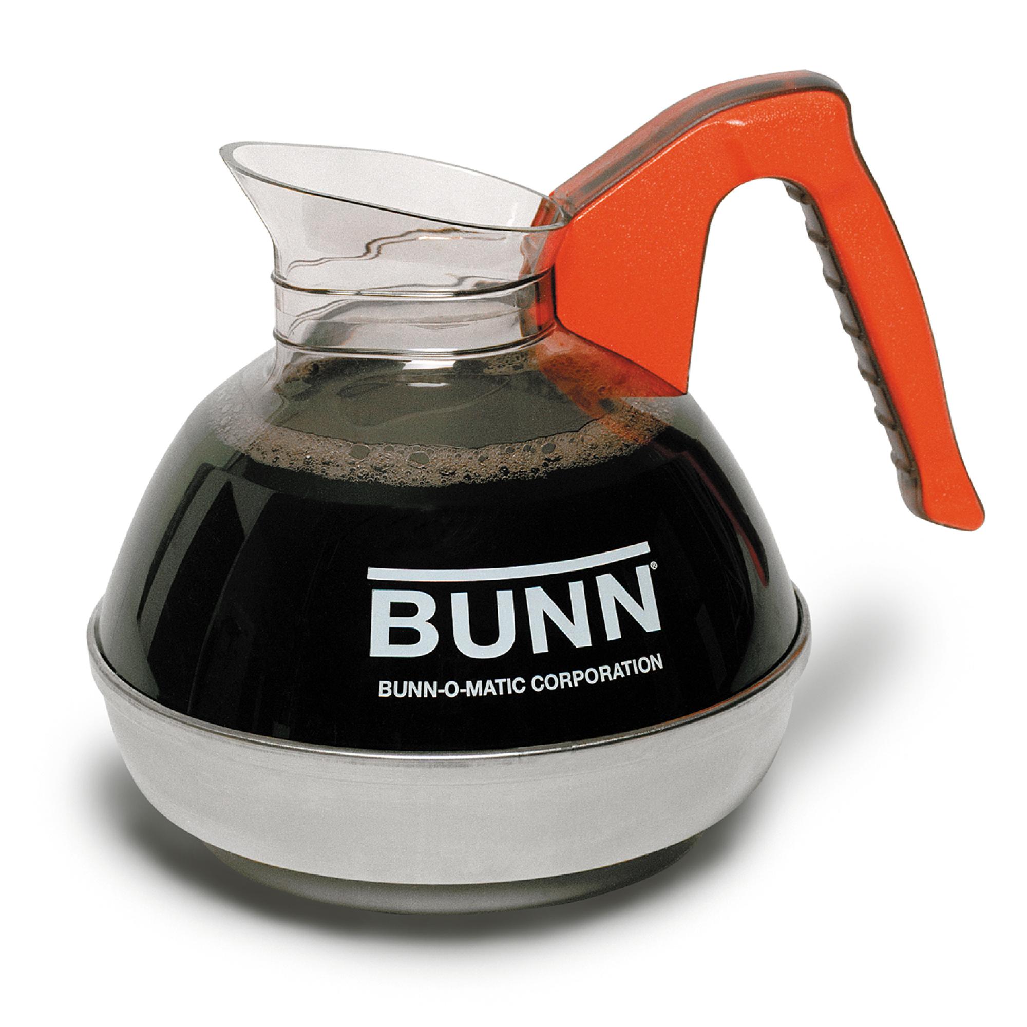 Bunn 6101.0101  Easy Pour Commercial 12-Cup Decaf Coffee Decanter, Orange