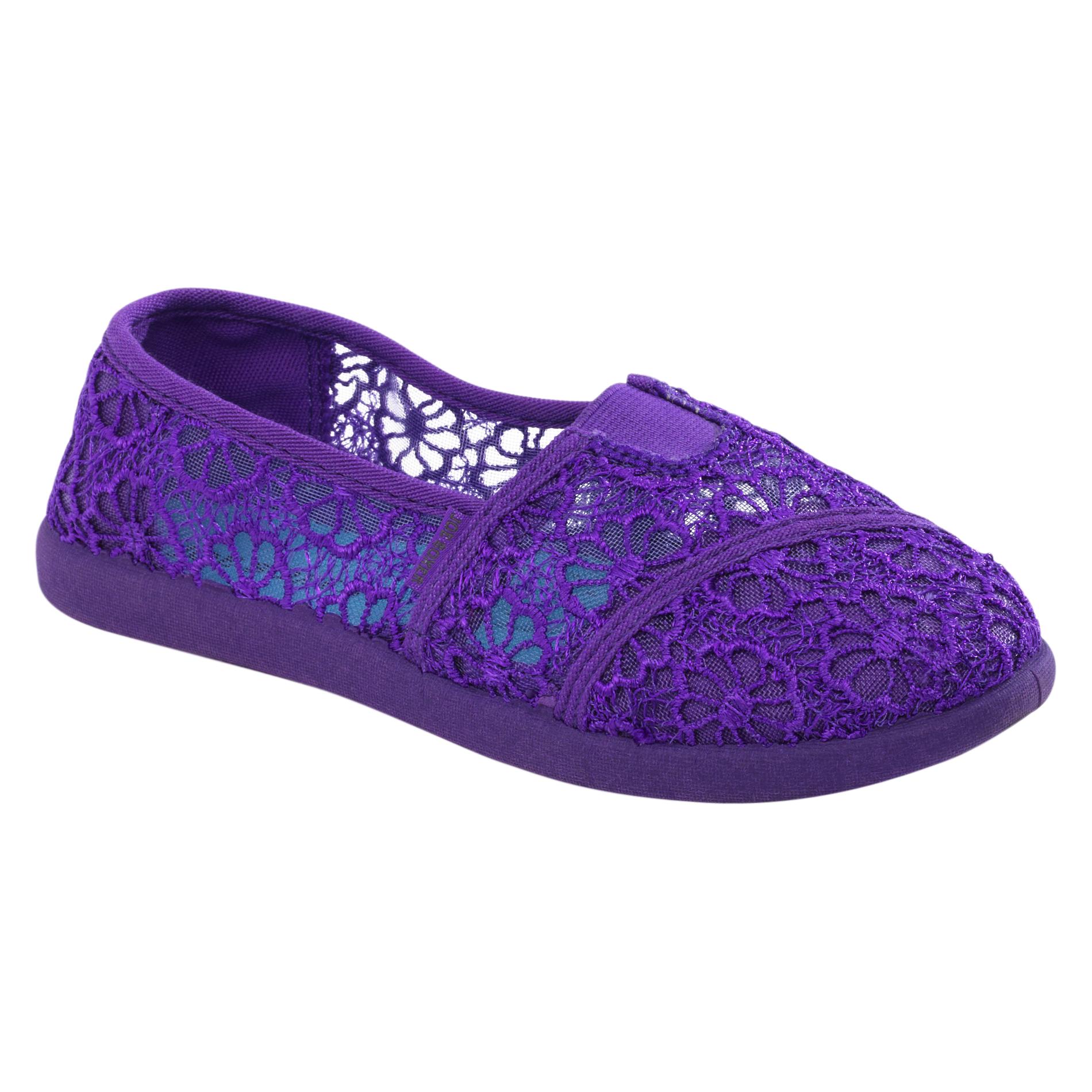 Joe Boxer Girl's Casual Shoe Brooklyn - Purple Floral