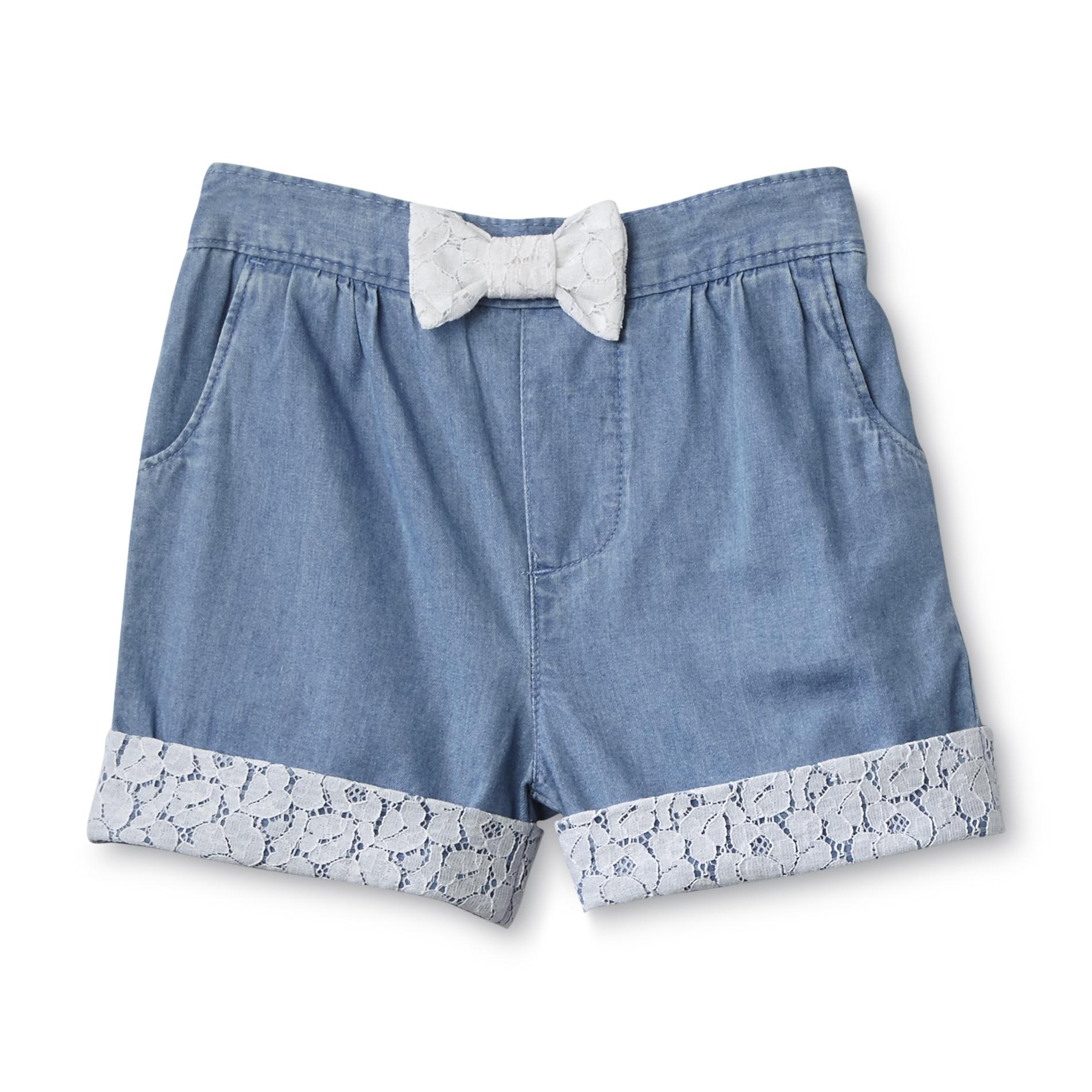 Toughskins Infant & Toddler Girl's Lace-Trim Shorts